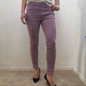 Purple legging jeans